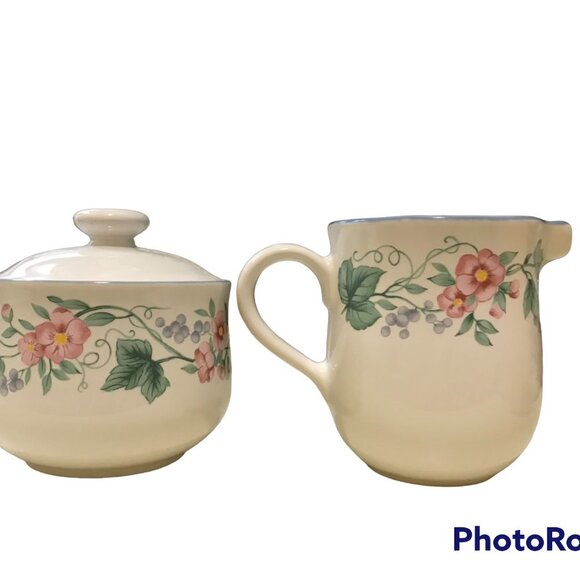 Vintage Ranmaru Mervyns Kensington Sugar and Cream Dish 4940 - Picture 6 of 16